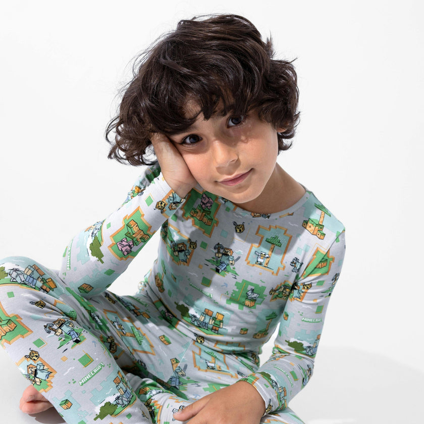 Minecraft: Overworld Dreams Bamboo Kids Pajamas