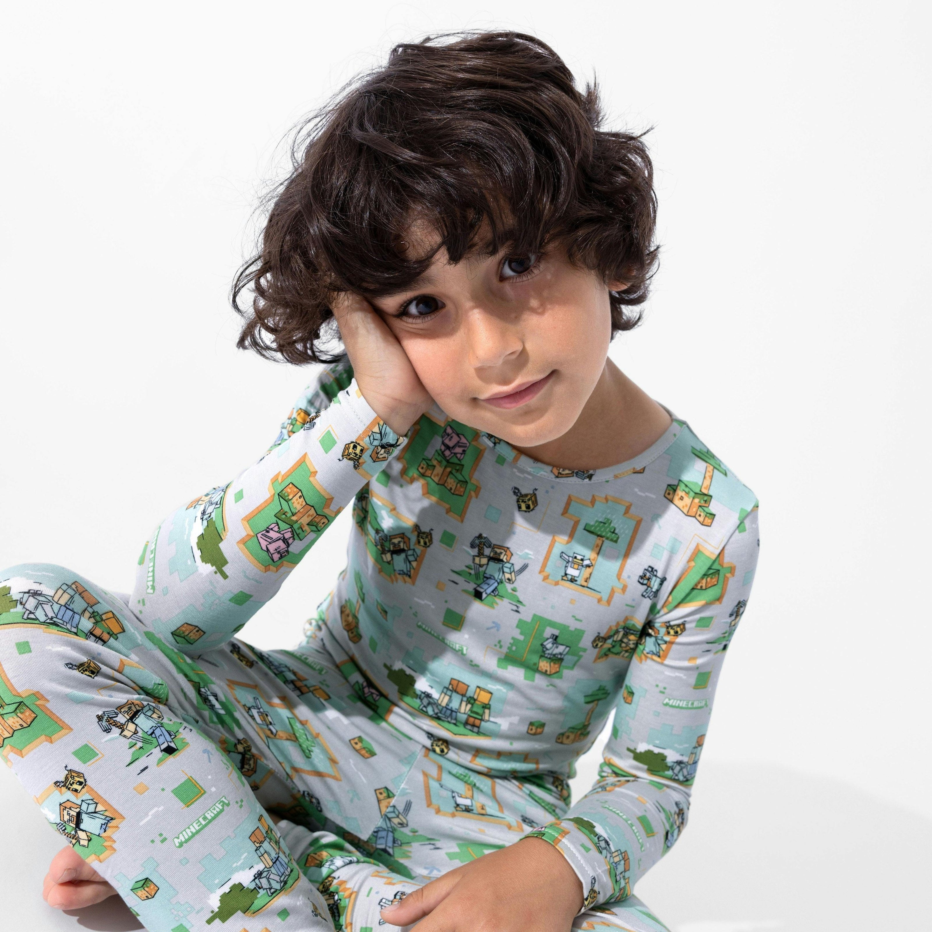 Minecraft: Overworld Dreams Bamboo Kids Pajamas