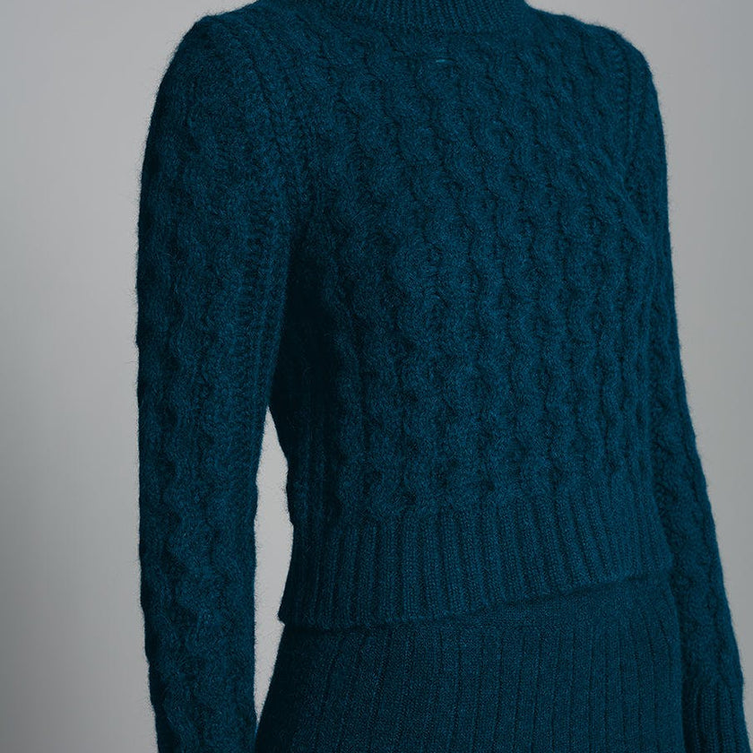 AMARA SWEATER | REGAL GREEN