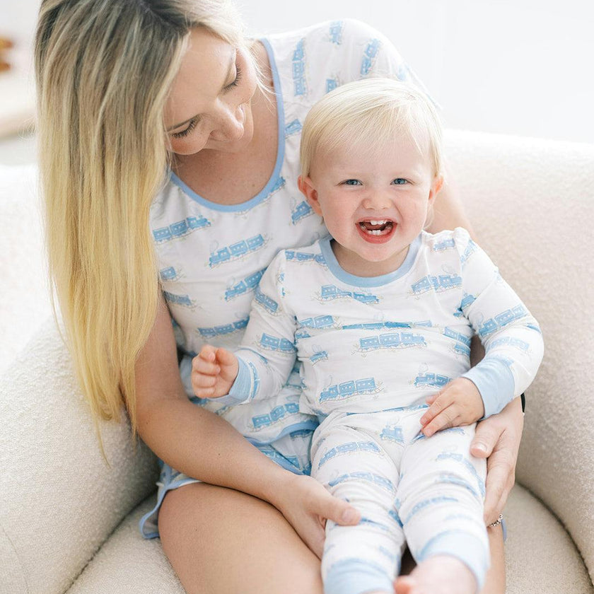2 piece Train Pajama