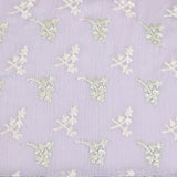 Purple Gold Motif Ruffle Dress
