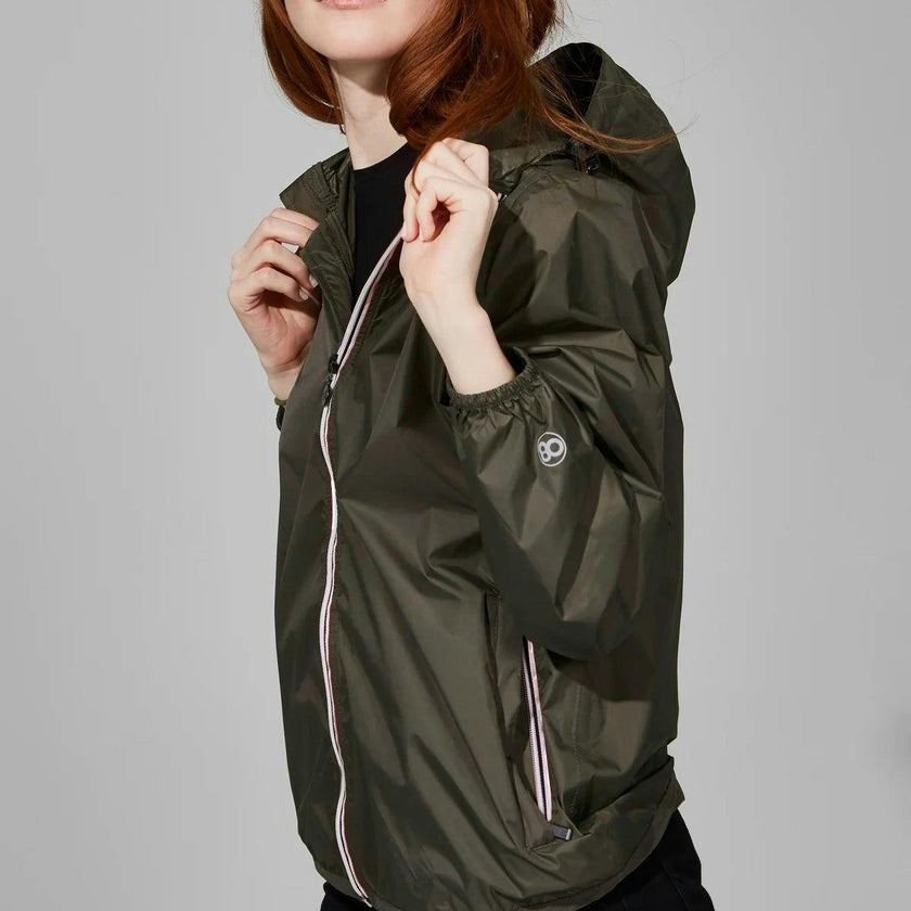 Torba Full Zip Packable Rain Jacket and windbreaker