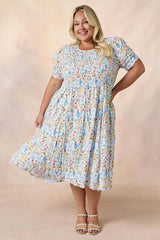 Amelie Dress in Floral Fields