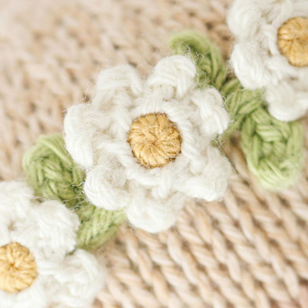 Baby honey bear (ivory floral)