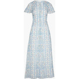 The Davina Dress - Blue Corsica Paisley