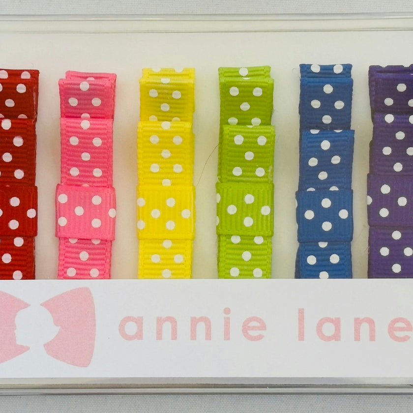 Rainbow polka dot