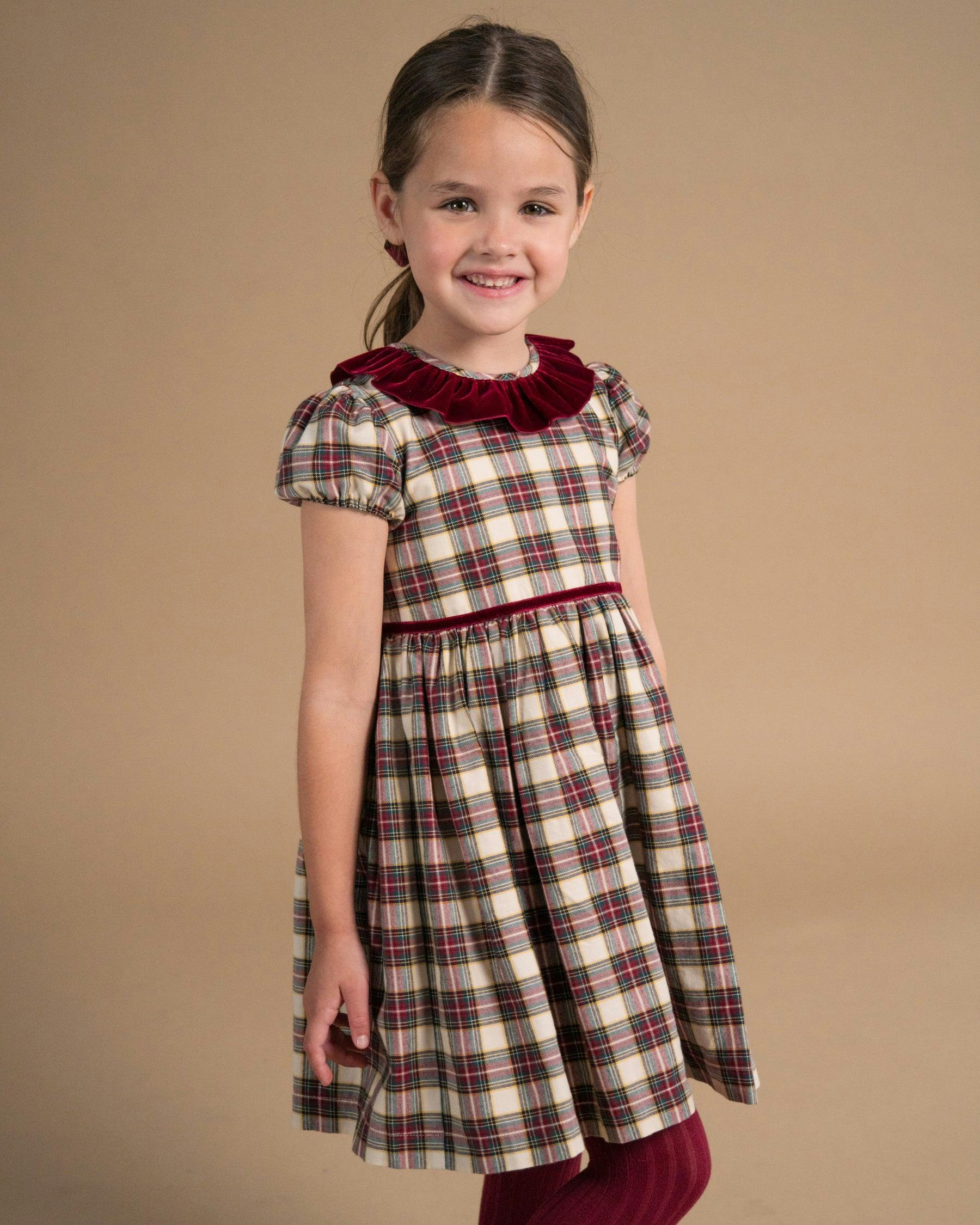 Raisin Dress Tartan Check