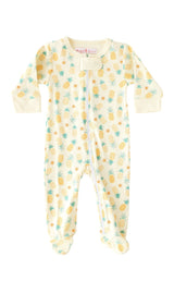 Pineapple Print Footie