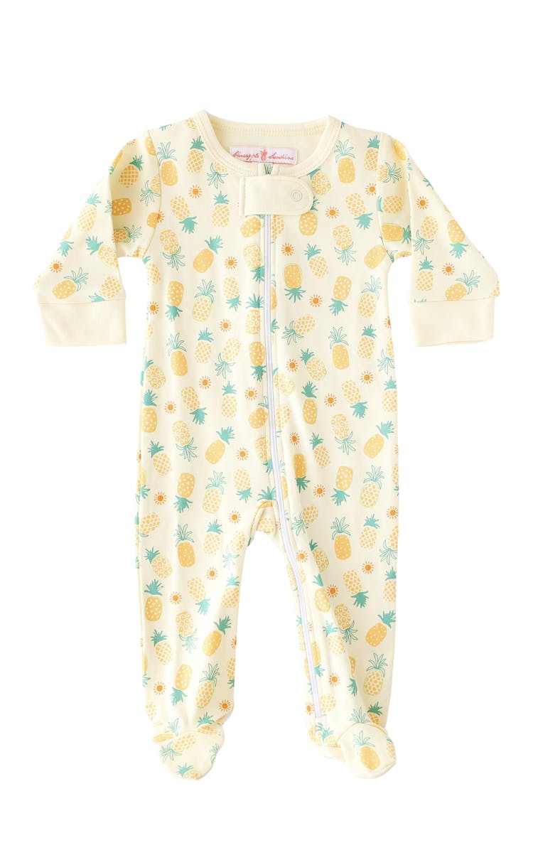 Pineapple Print Footie