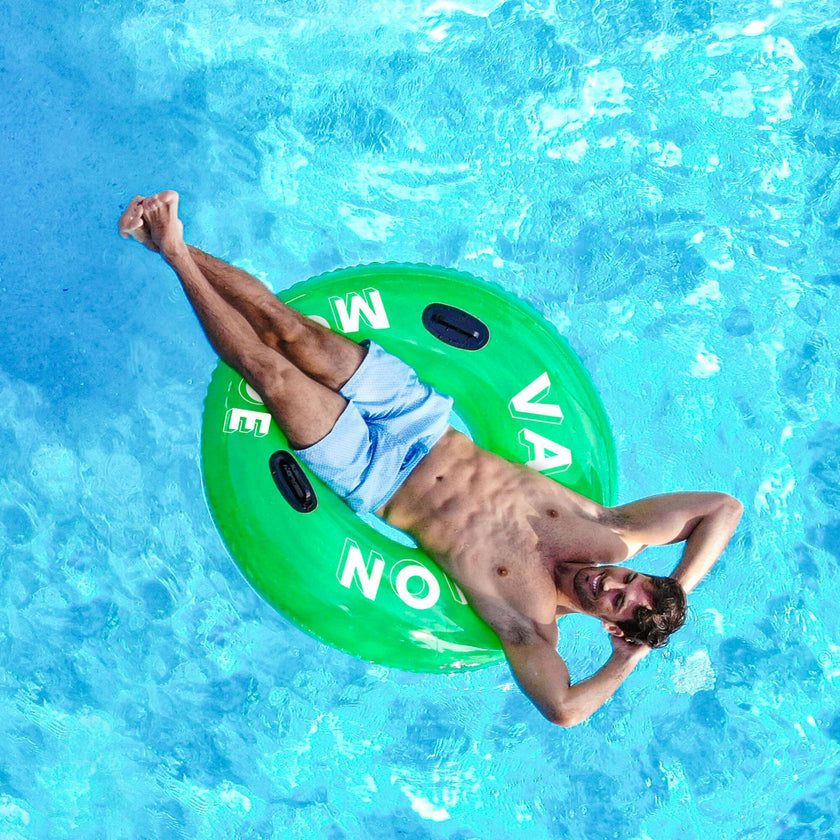 Sour Apple "Vacation Mode" 48"  Pool Tube with Handles