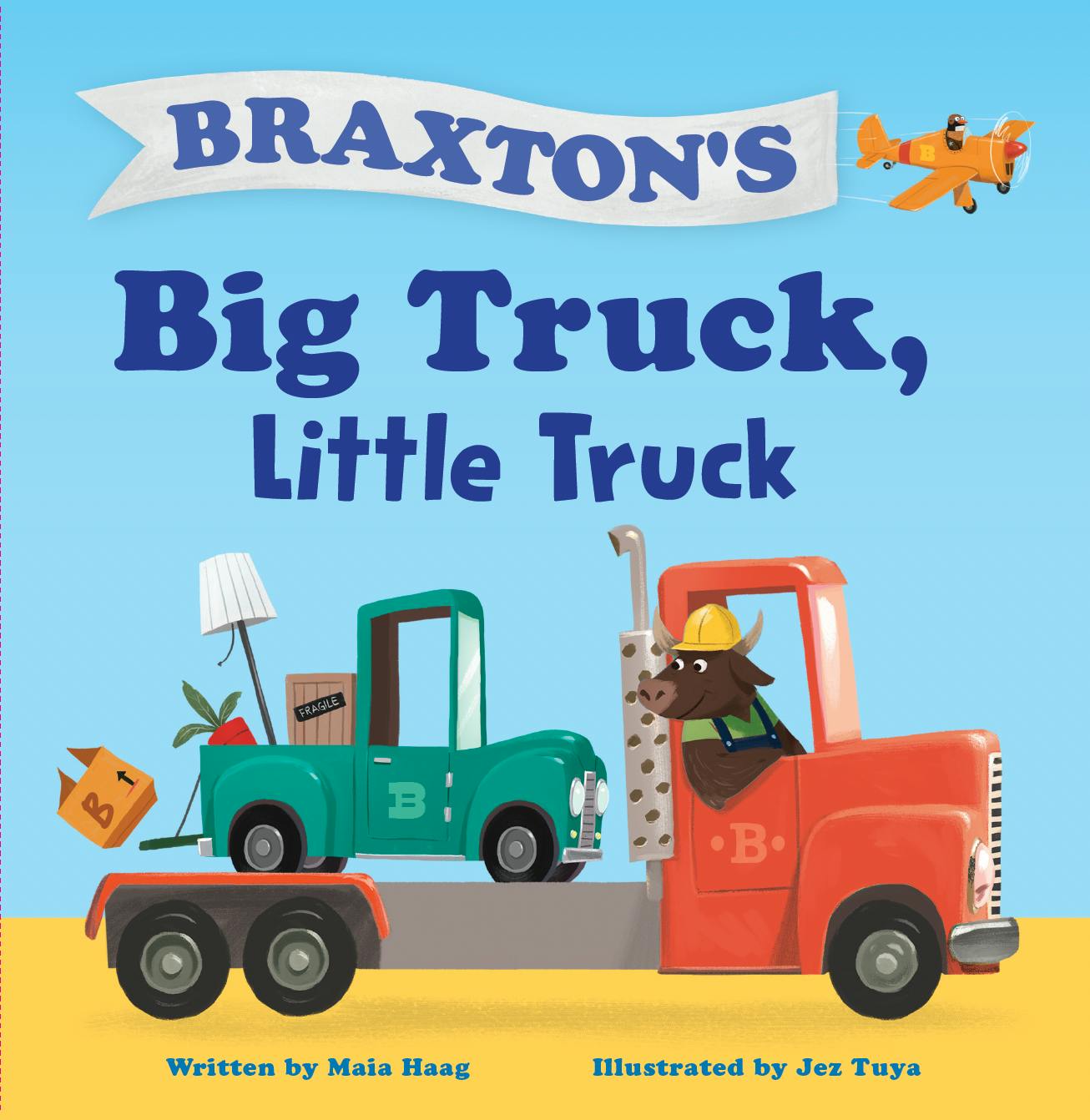 My Big Truck, Little Truck Personalized Board Book