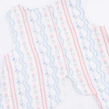 Tulip Stripe - Scallop Back Top with Bloomer