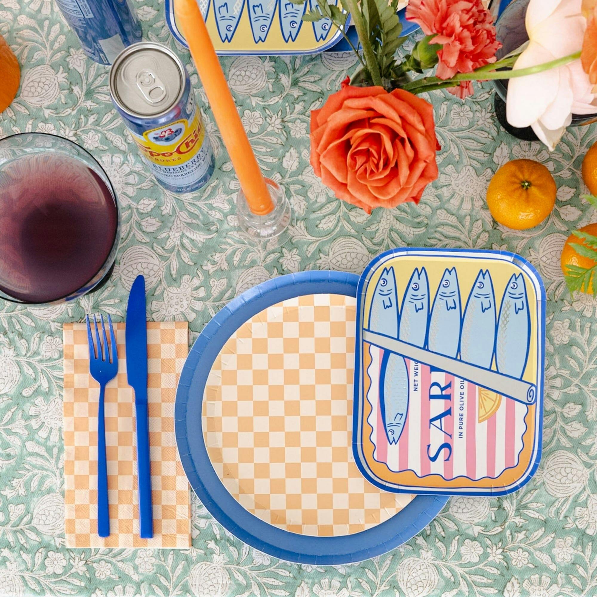Le Dinner Sardine Can Dinner Plates