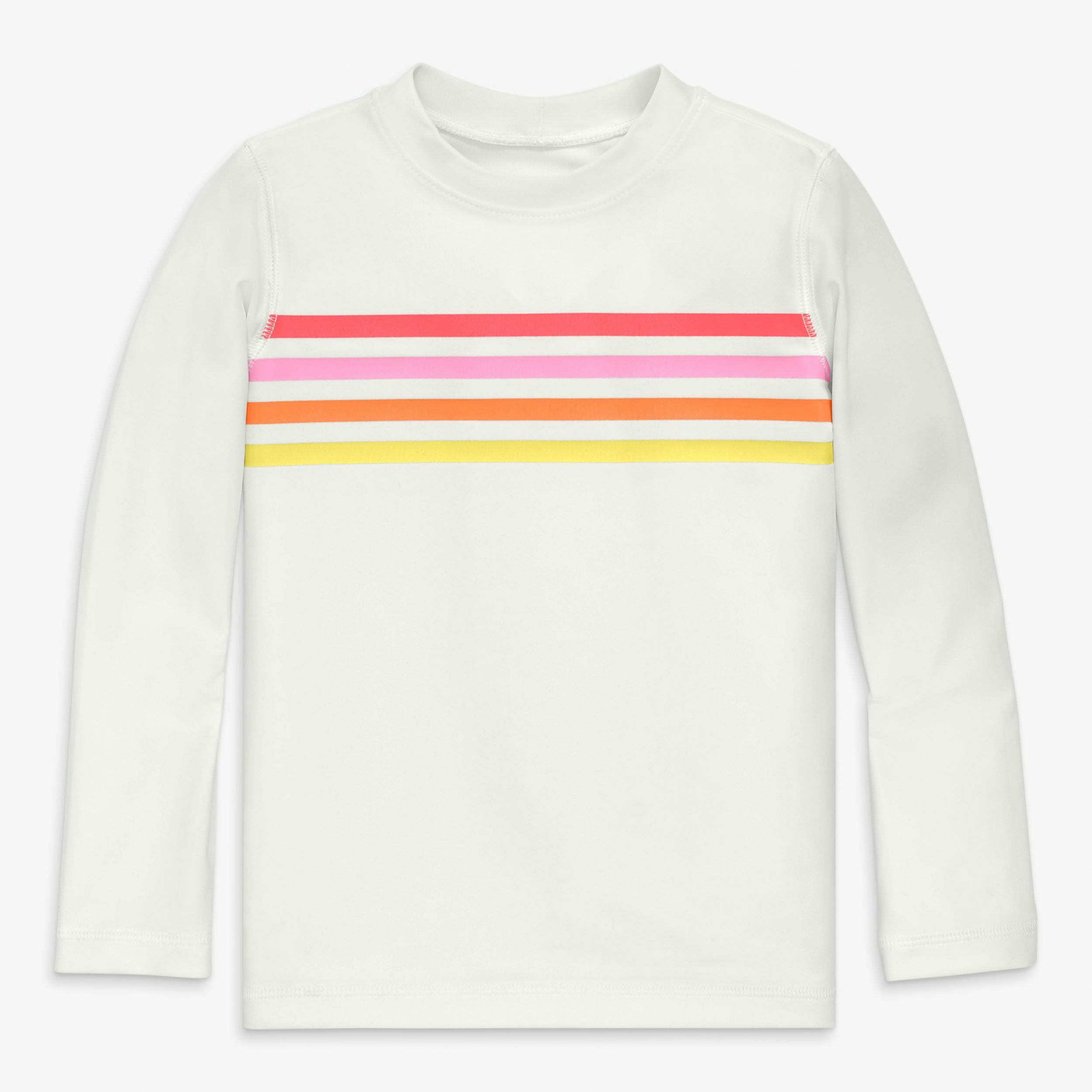Clearance kids tonal banner long sleeve rash guard