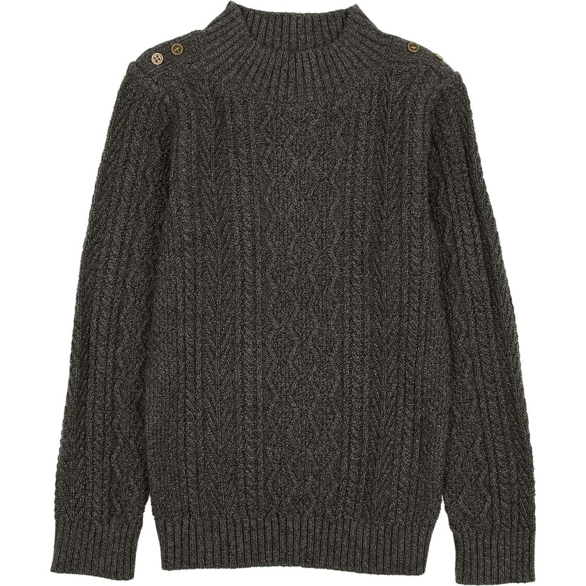 Marled Multi Knit Crew Fit Sweater