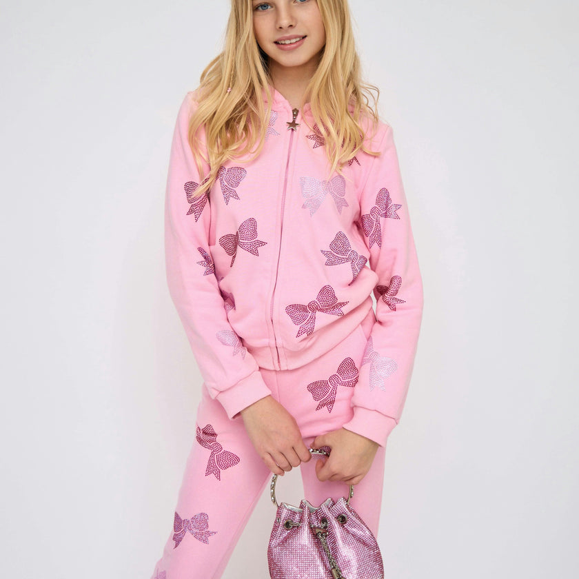 Crystal Bow Jogger Set
