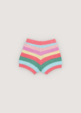 Canela Short Flamingo Pink Multicolor Stripes