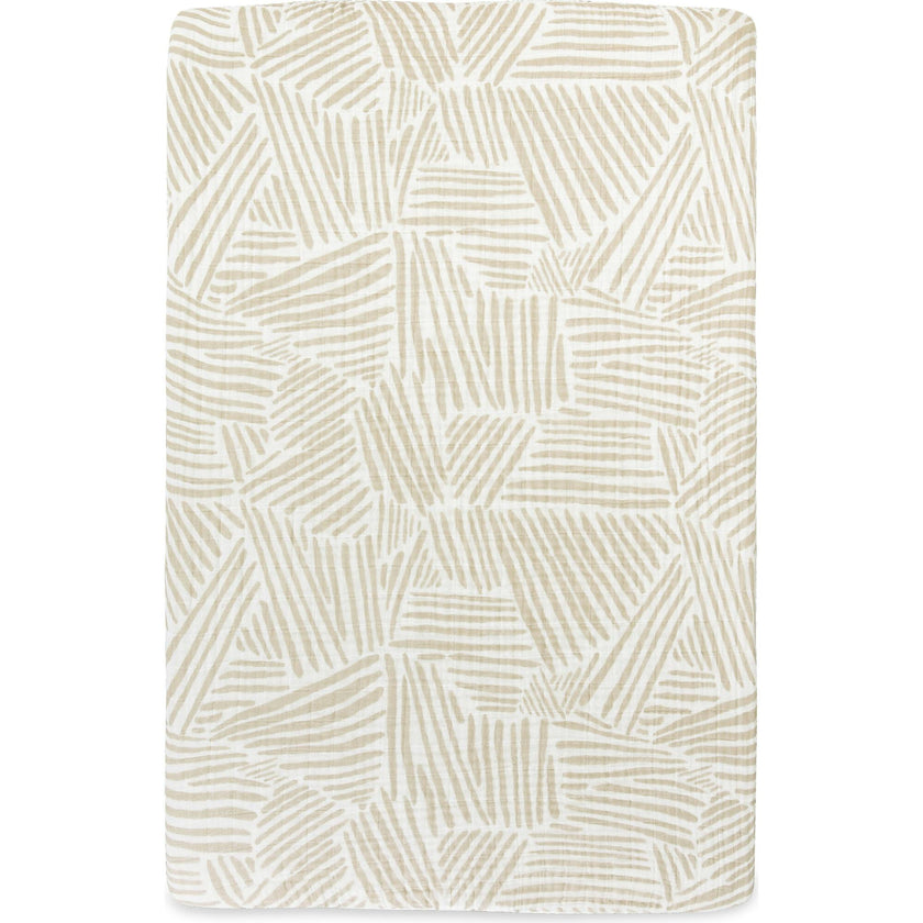 Organic Muslin Cotton Mini Crib Sheet