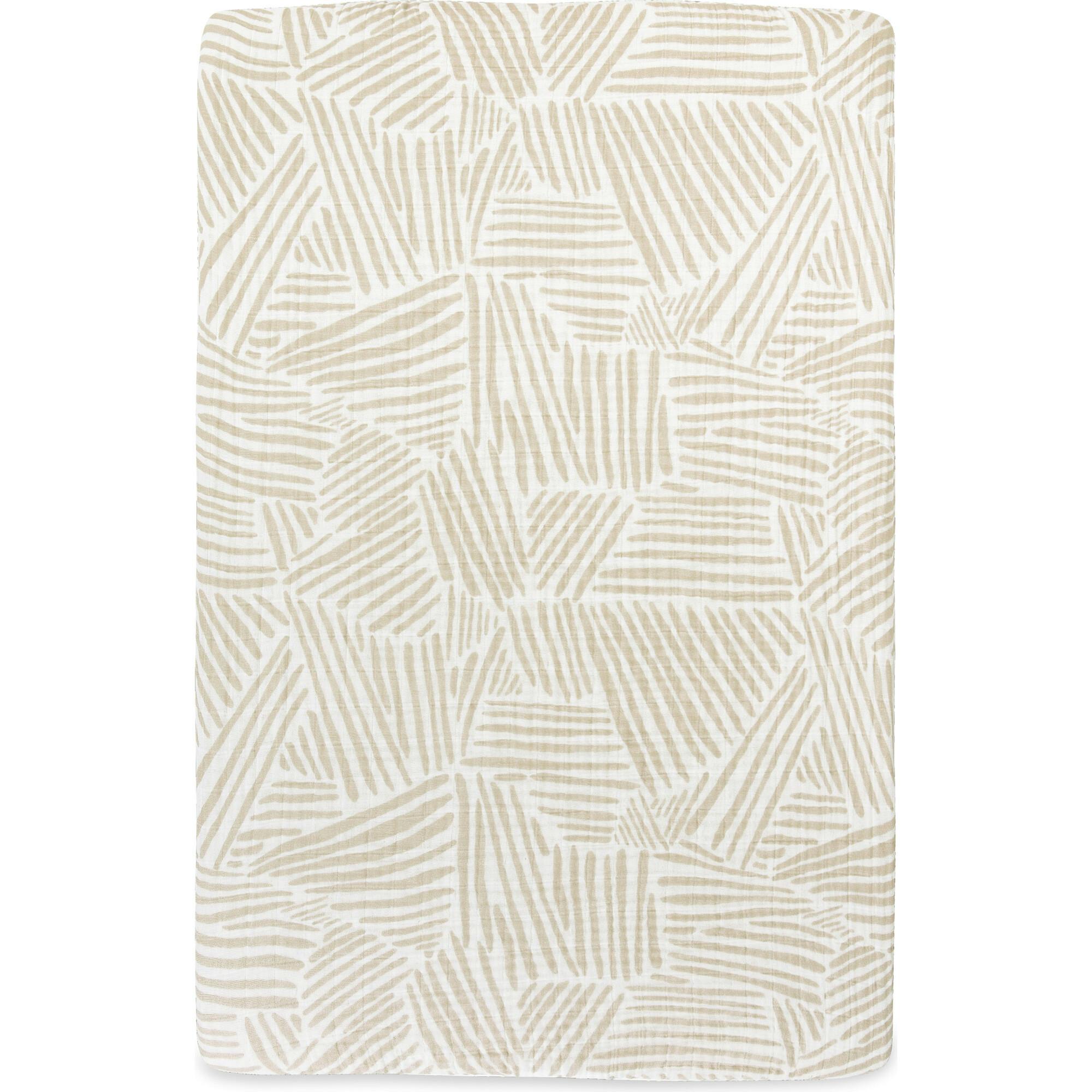 Organic Muslin Cotton Mini Crib Sheet