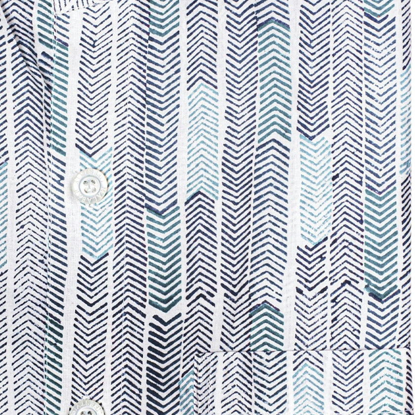 Block Printed Shirt for Boys