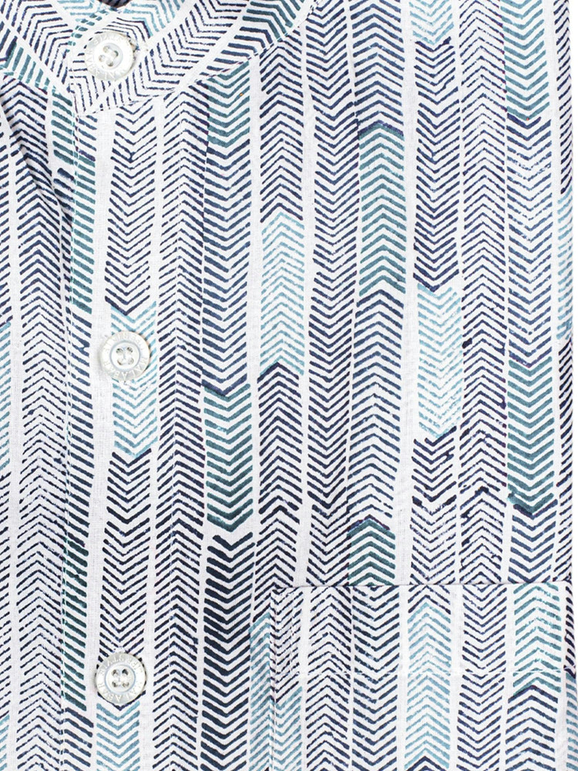 Block Printed Shirt for Boys