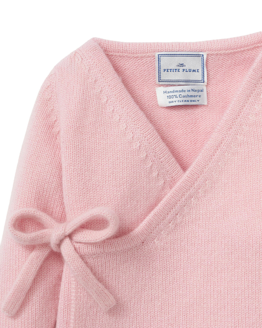 Baby's Cashmere Wrap Set in Rose