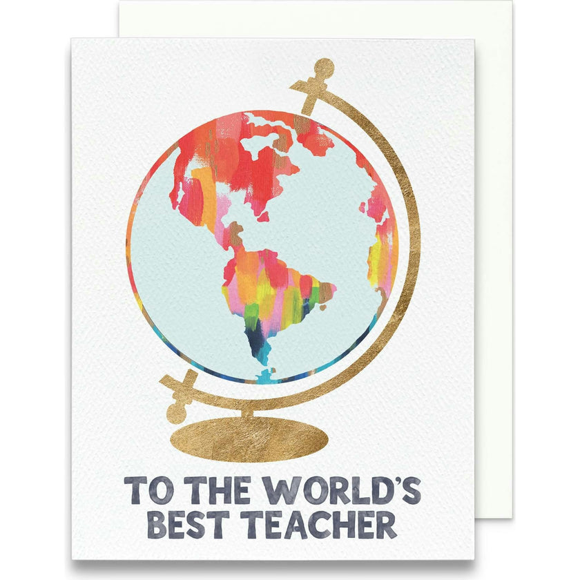World's Best Teacher Greeting Card