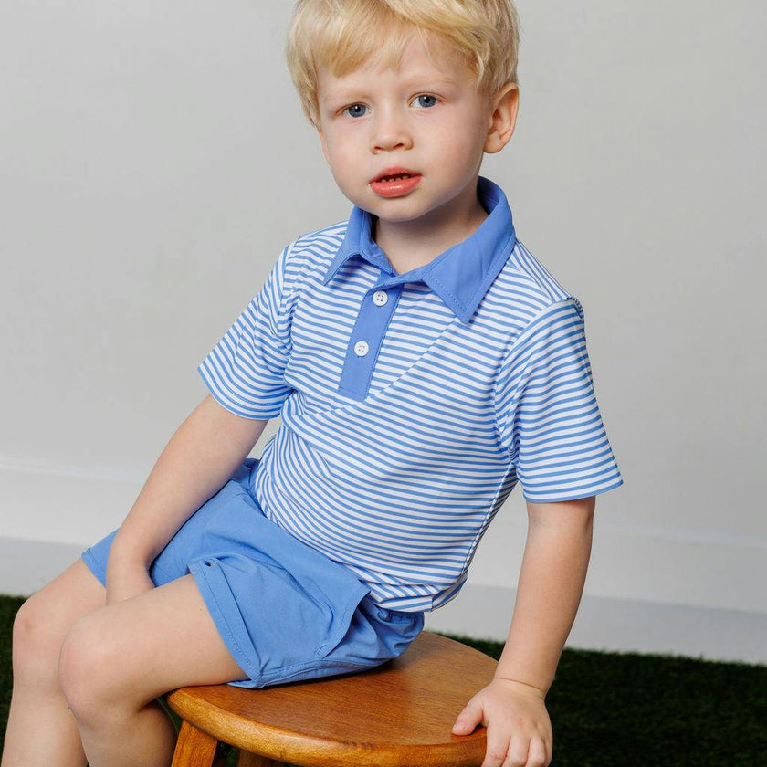 sky blue super short