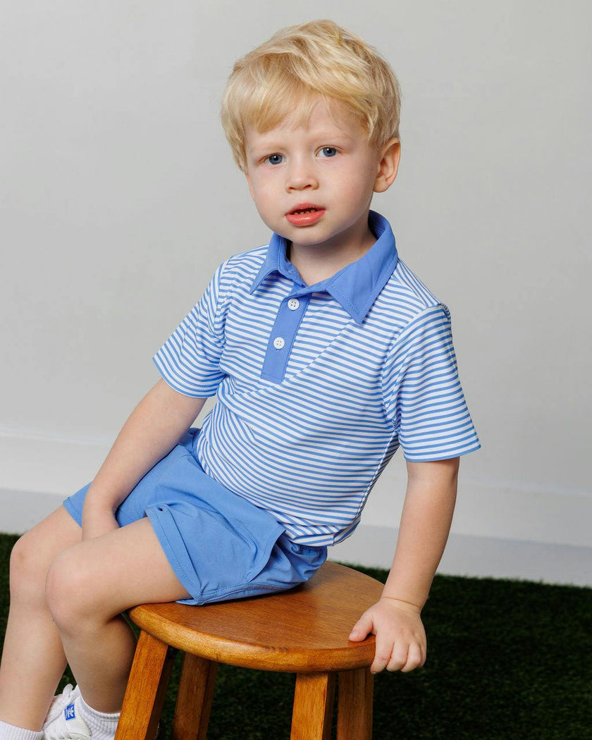 sky blue super short