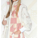 Women's Small Shearling Quilt Gilet