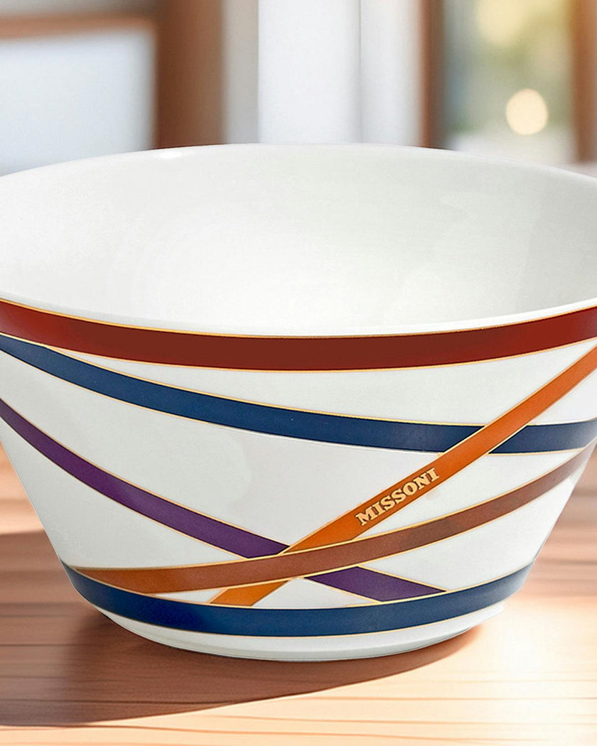 Fruit Bowls NASTRI Set of 2  Multicolor diam. 5", H 2.5"