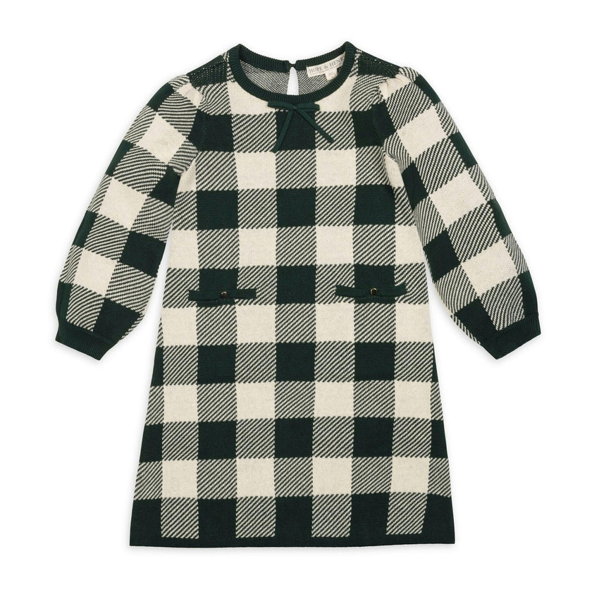 Organic Puff Sleeve Sweater Dress