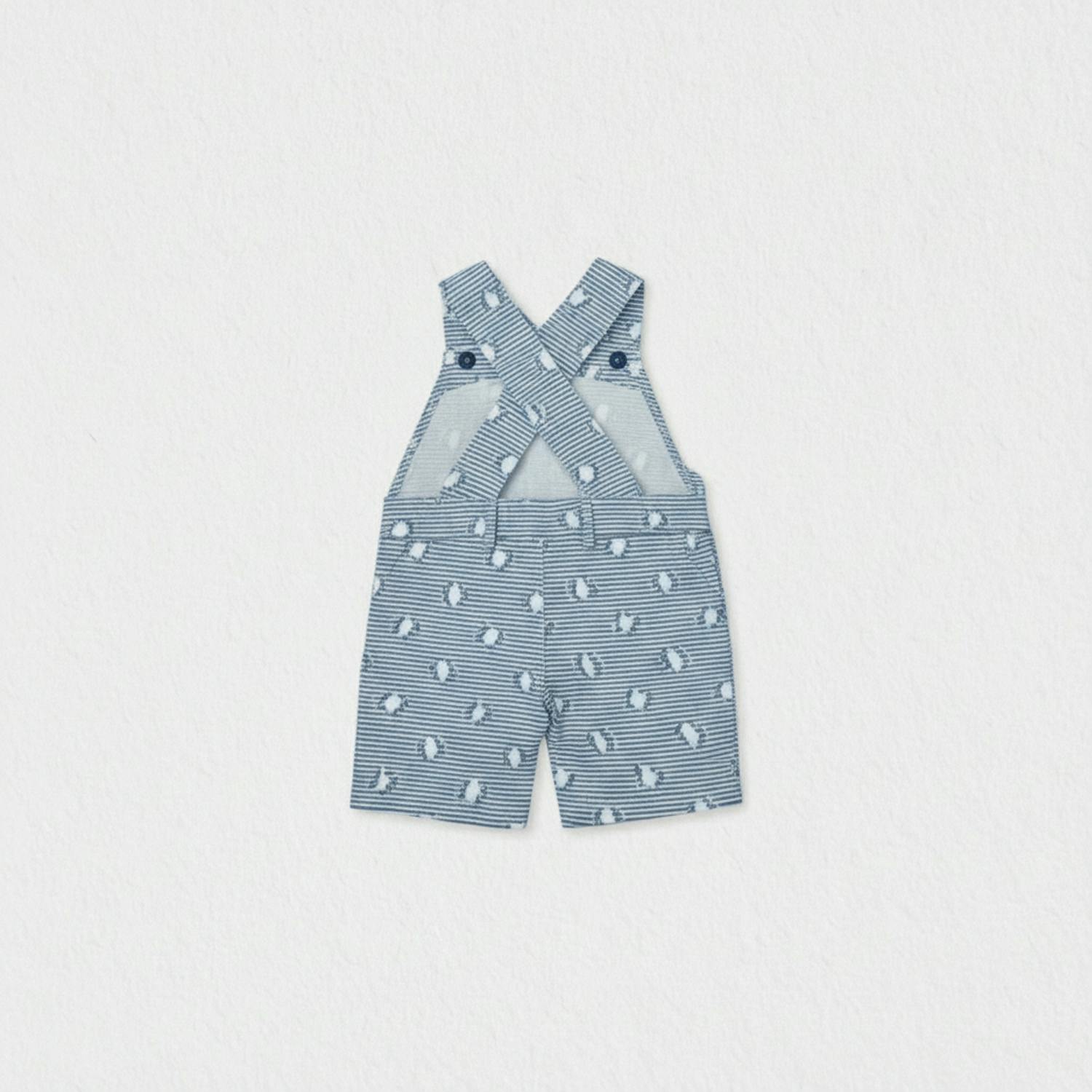 Benjamin Baby Dungaree, Navy Blue Square