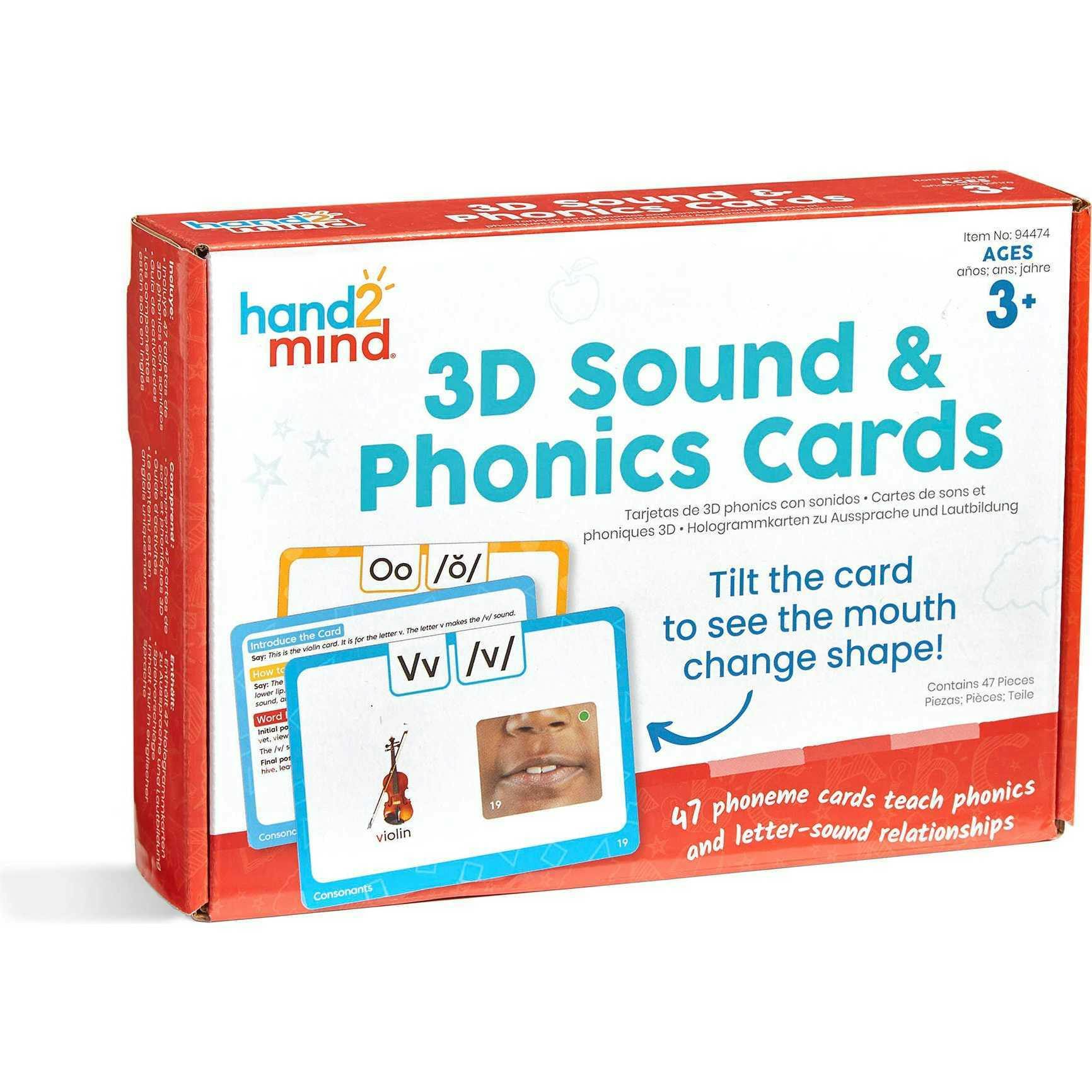 3D Sound and Phonics Teaching Cards