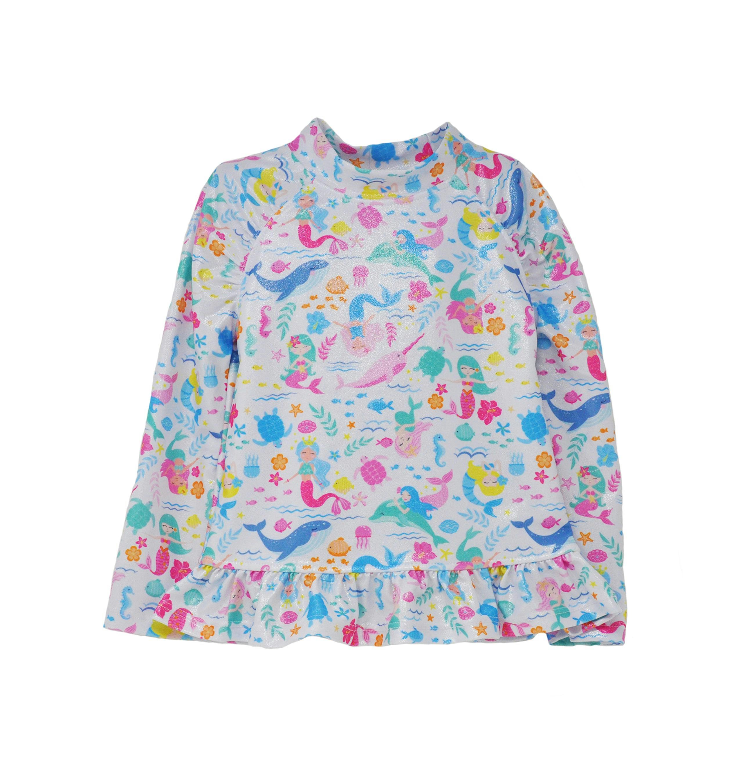 UPF 50+ Ruffle Rash Guard