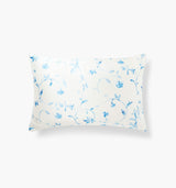 The Sisi Silk Pillowcase - Blue Botanical