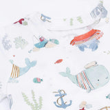 Sailor Sea Creatures - Short Sleeve Loungewear Set