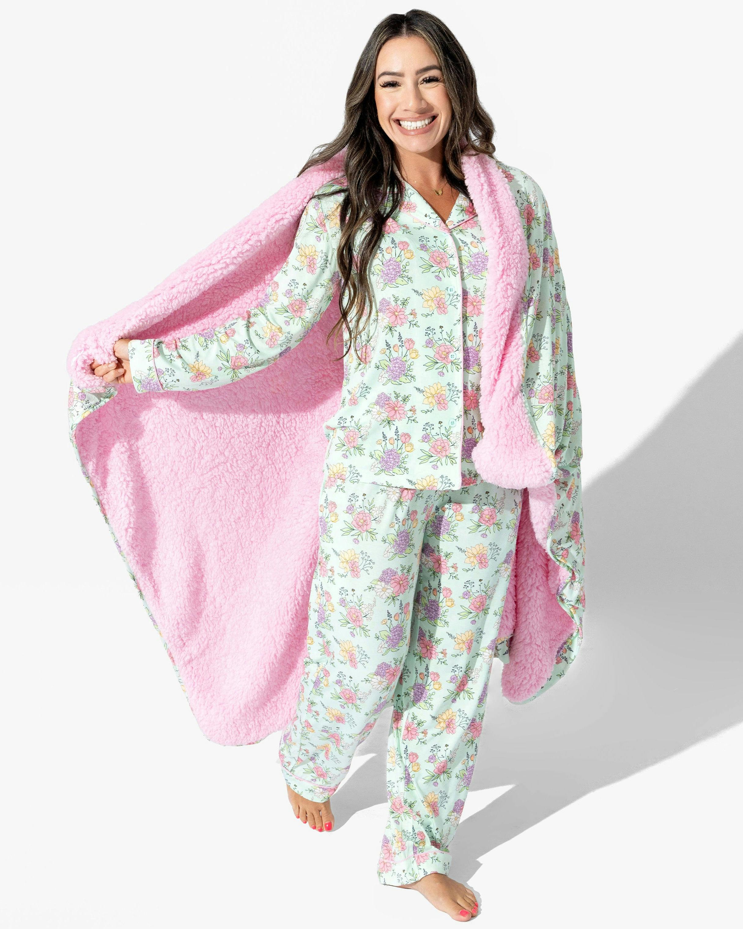 Petals & Posies Bamboo Blanket