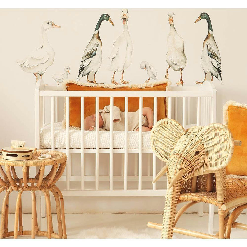 White Ducks Return To Innocence Wall Decal Set