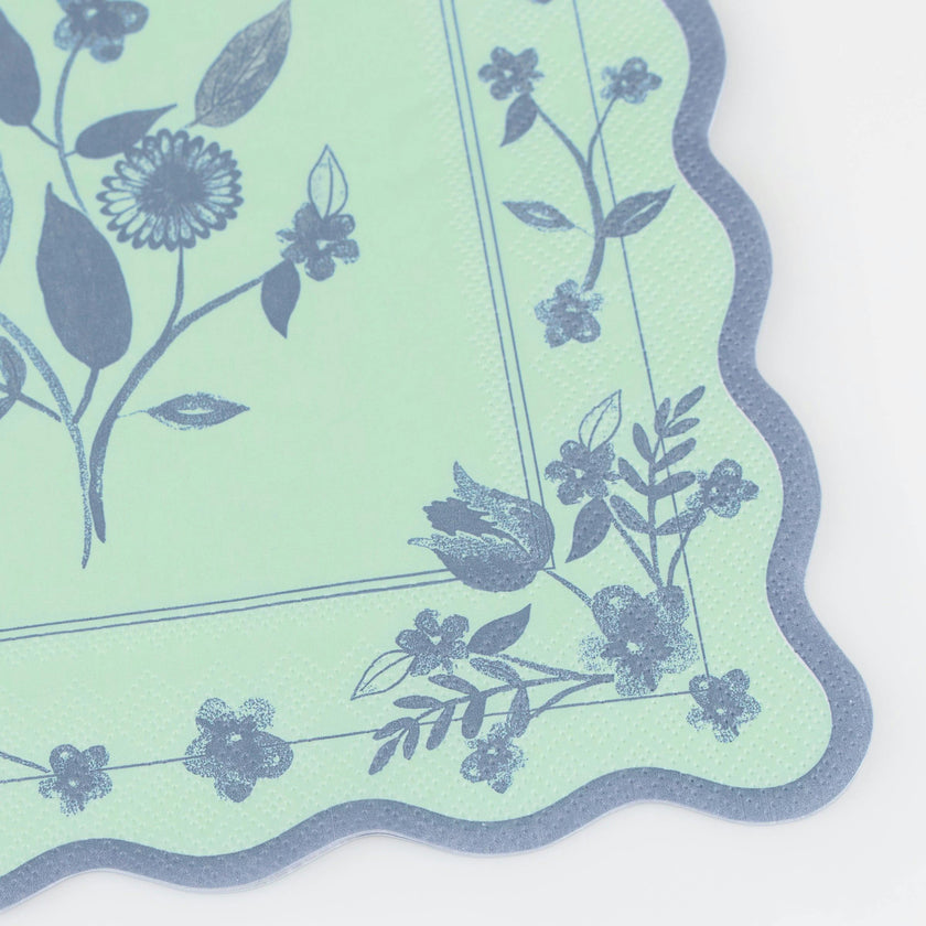 Vintage Botanical Large Napkins