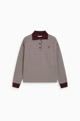 Ona Woman Polo Winetesting Stripe