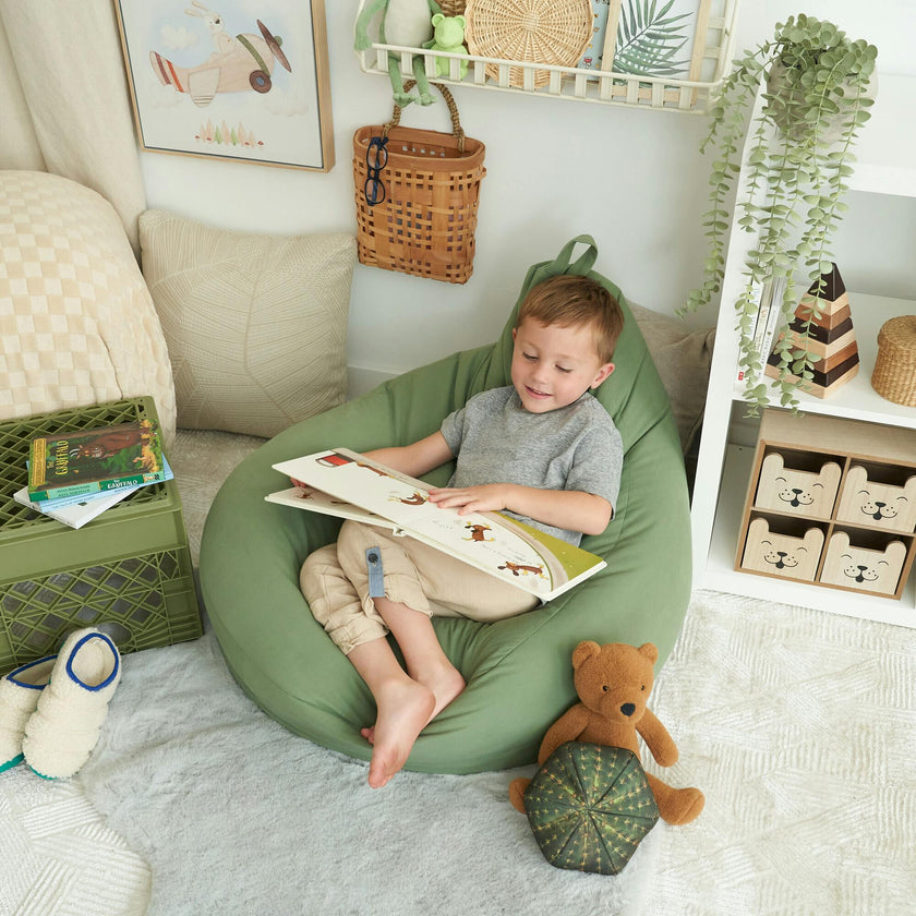 ZICOTO Comfy Bean Bag Chair for Kids - Cozy & Stylish Bean Bag Cover for a Soft Lounger - Durable & Lightweight Bean Bag Chair for Toddlers, Boys & Girls