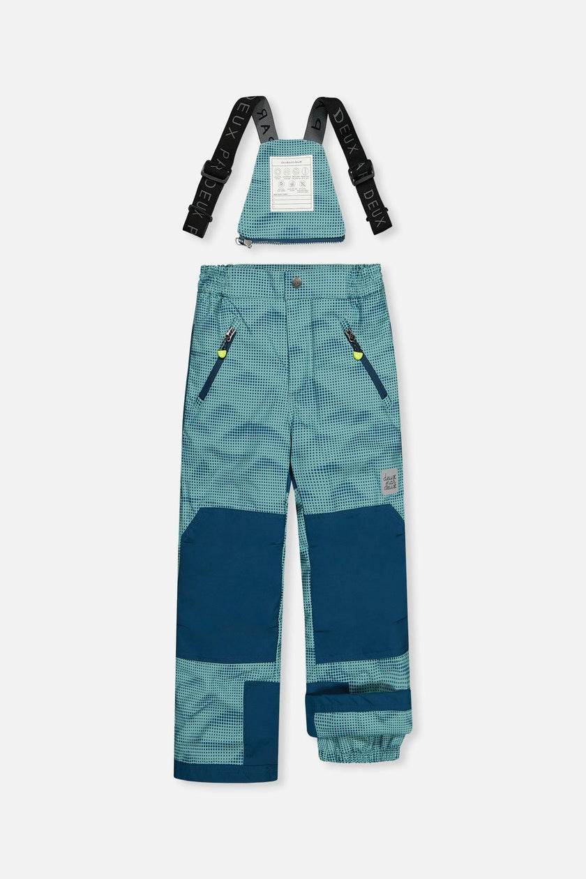 Two Piece Play Snowsuit Greyish Blue And Navy With Greyish Blue Pants