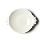 Signature White Ruffle Pasta Bowl