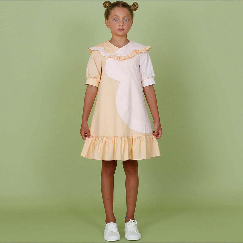 Lily dress (black/off-white)