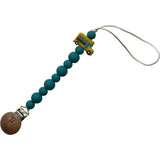 School Bus Pacifier And Toy Clip