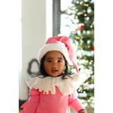 Sustainable Pink Elf Hat for Kids & Adults - Recycled Cotton Christmas Costume Accessory