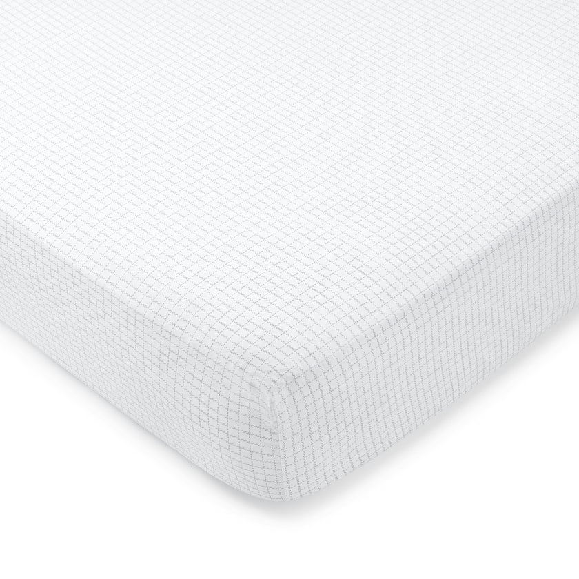 Domani Home Oxford Crib Sheet