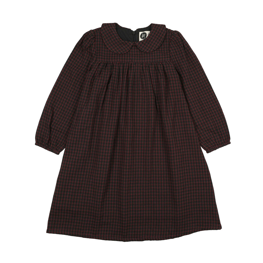 Plaid Collar Dress