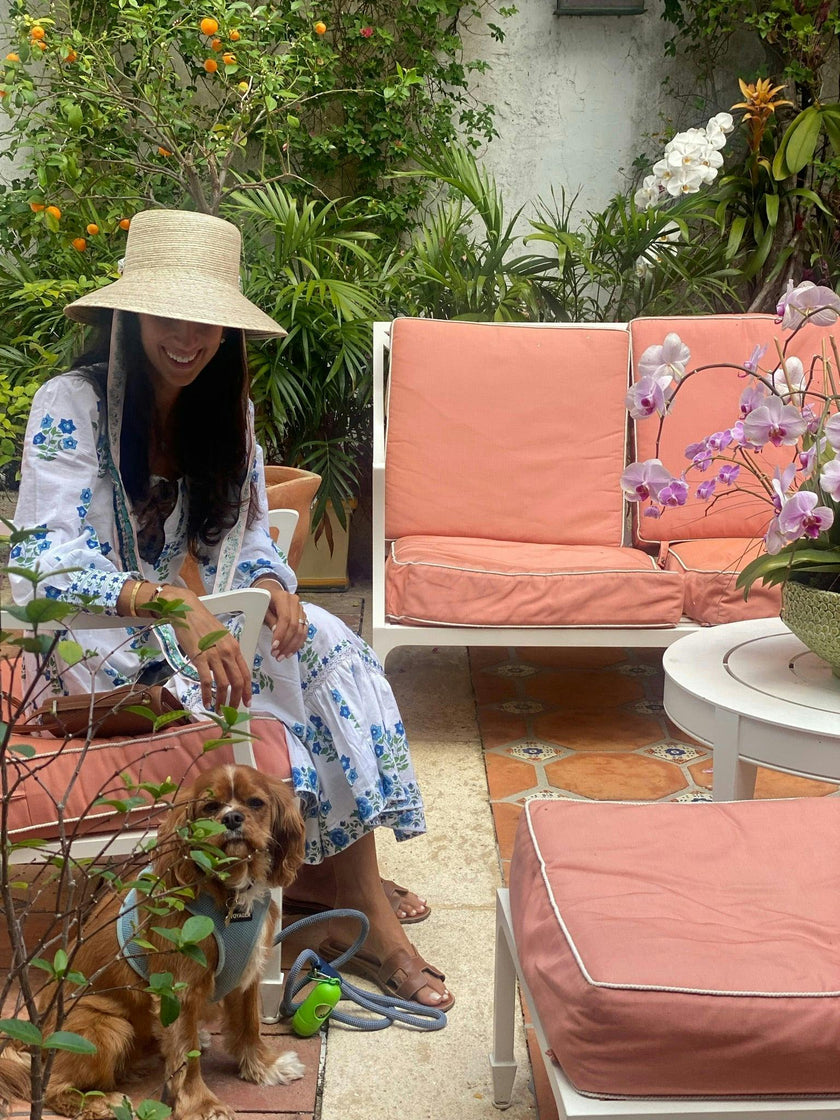 Clematis Bucket Hat (PreOrder Shipping June 15th) - Antique Eyelet Scallop Lace Short Ribbon